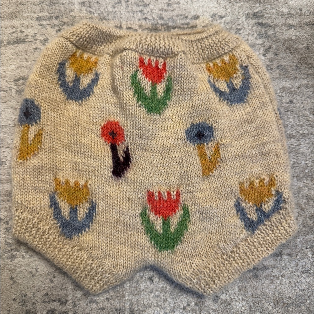 Oeuf Floral Alpaca Shorts